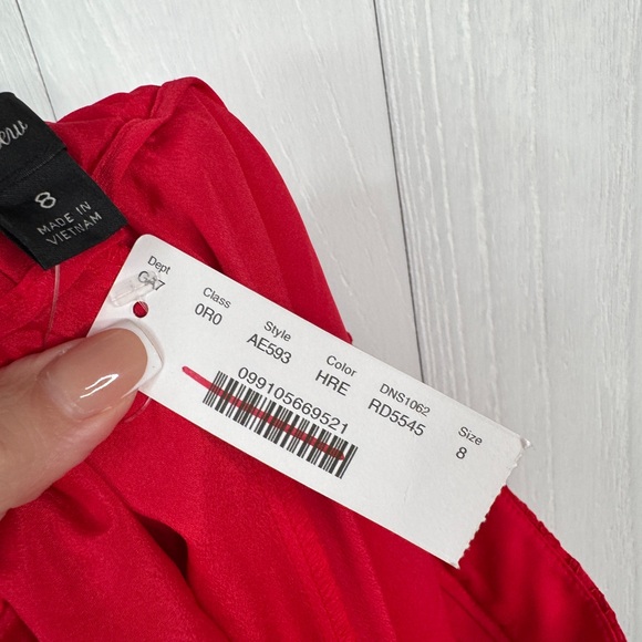 J Crew Red Lace Pull On Peyton Pants | High Rise Wide Leg - Picture 10 of 10